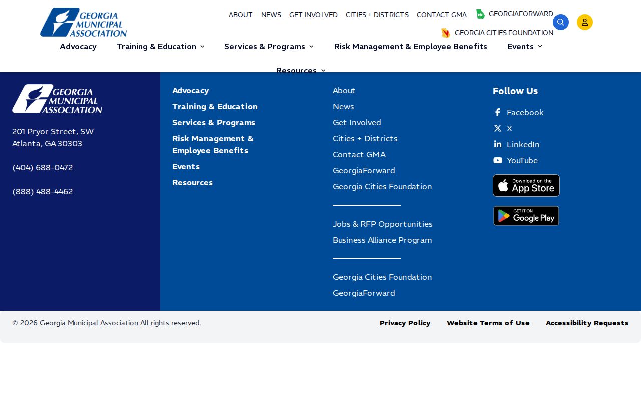 Georgia Municipal Association directory entry for Shady Dale